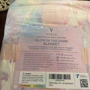 New glow in the dark blanket